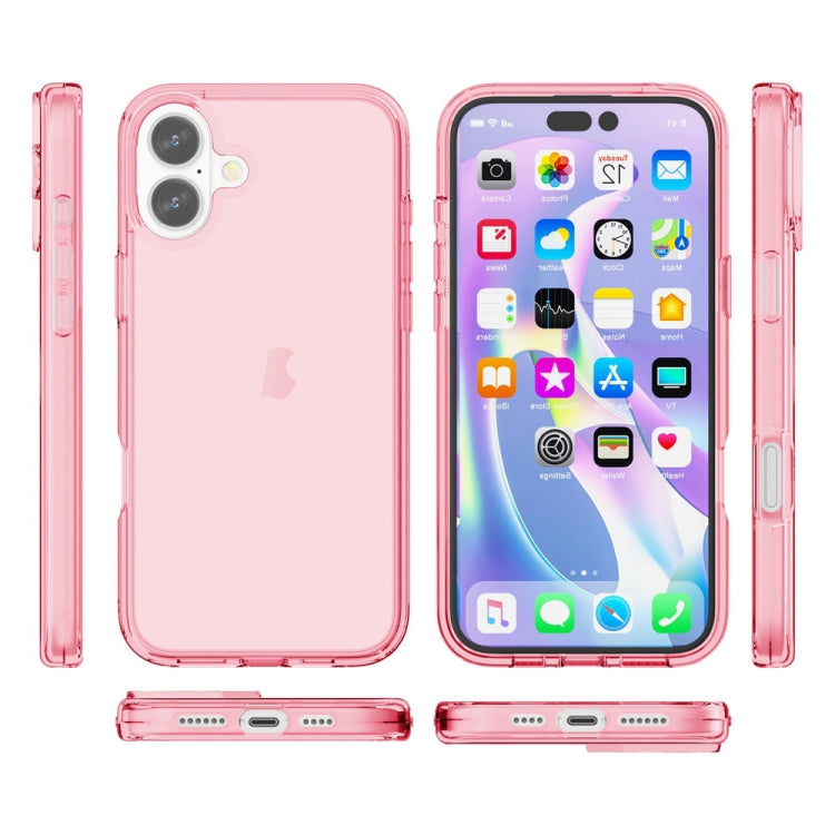 For iPhone 16 Plus Shockproof Terminator Transparent Phone Case