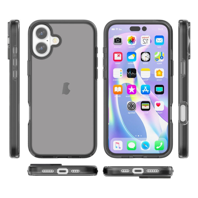 For iPhone 16 Plus Shockproof Terminator Transparent Phone Case