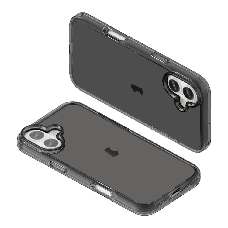 For iPhone 16 Shockproof Terminator Transparent Phone Case