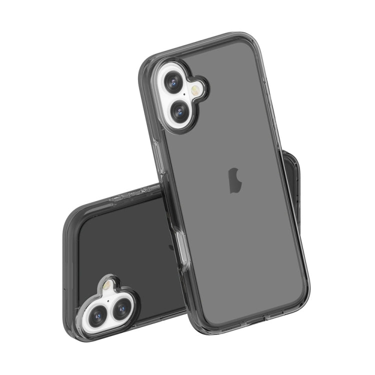 For iPhone 16 Shockproof Terminator Transparent Phone Case