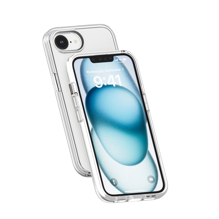 For iPhone 17e / 16e Shockproof Terminator Transparent Phone Case