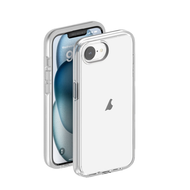 For iPhone 17e / 16e Shockproof Terminator Transparent Phone Case