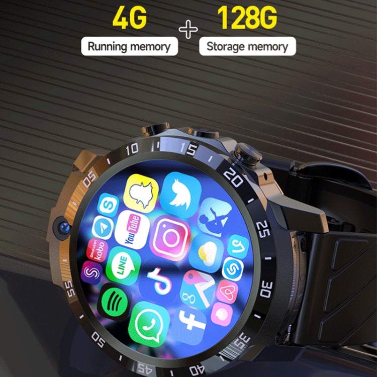 MT27 4G+64G 1.6 inch IP67 Waterproof 4G Android 8.1 Smart Watch Support Heart Rate / GPS, Type: