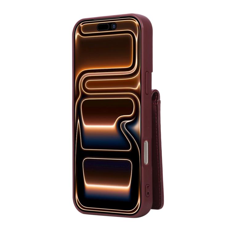 For iPhone 17 Pro Max Crossbody Lanyard Zipper Wallet Leather Phone Case