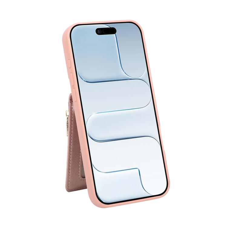 For iPhone Air Crossbody Lanyard Zipper Wallet Leather Phone Case