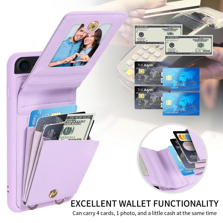 For iPhone Air Crossbody Lanyard Zipper Wallet Leather Phone Case