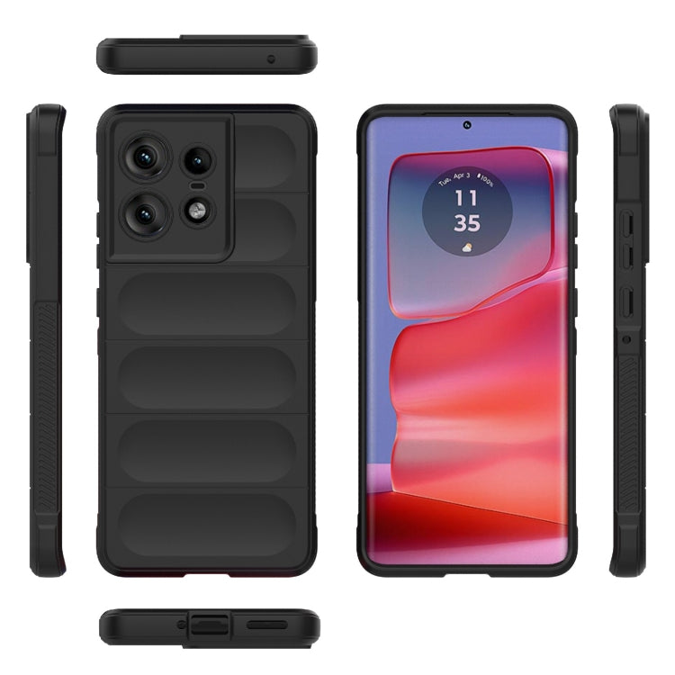 For Motorola Edge 50 Pro 5G Global Magic Shield TPU + Flannel Phone Case