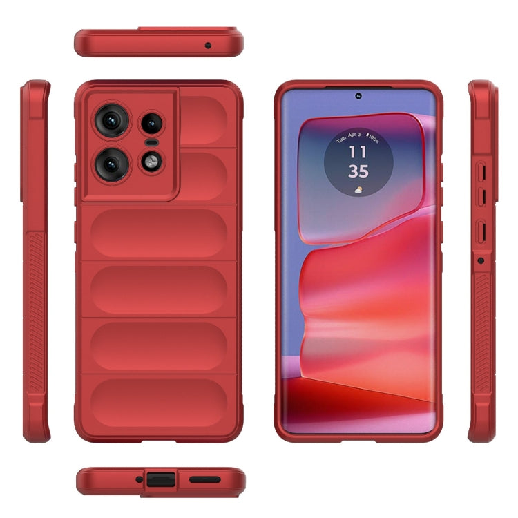 For Motorola Edge 50 Pro 5G Global Magic Shield TPU + Flannel Phone Case