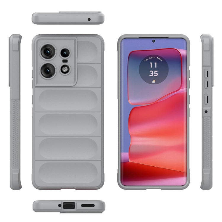 For Motorola Edge 50 Pro 5G Global Magic Shield TPU + Flannel Phone Case