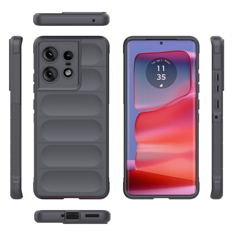 For Motorola Edge 50 Pro 5G Global Magic Shield TPU + Flannel Phone Case