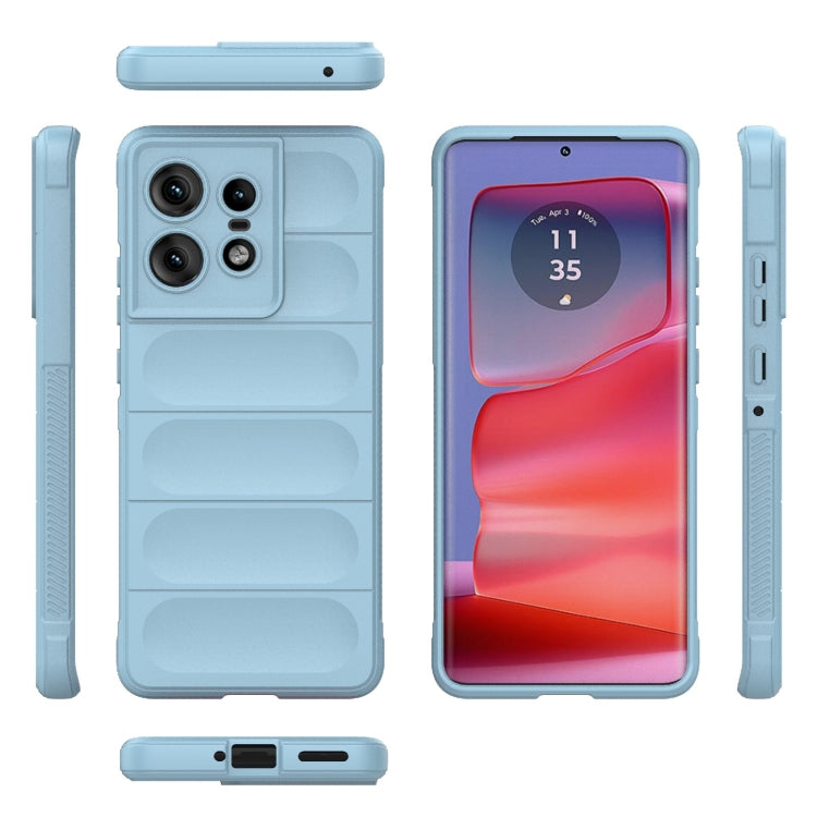 For Motorola Edge 50 Pro 5G Global Magic Shield TPU + Flannel Phone Case