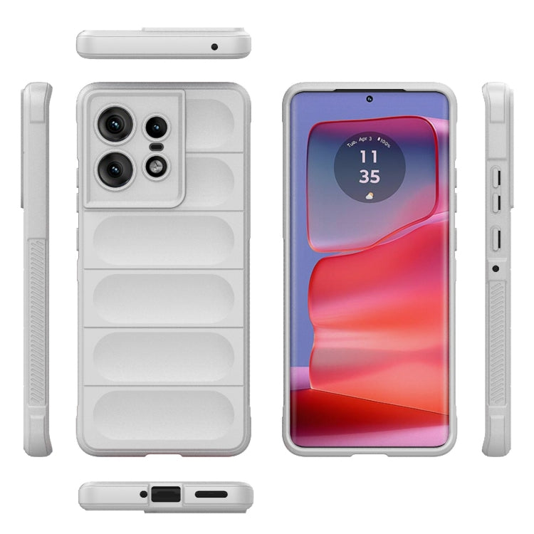 For Motorola Edge 50 Pro 5G Global Magic Shield TPU + Flannel Phone Case