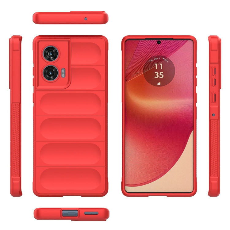 For Motorola Edge 50 Fusion 5G Global Magic Shield TPU + Flannel Phone Case