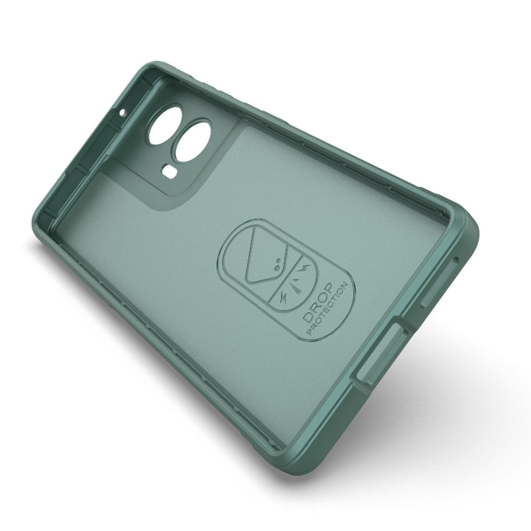 For Motorola Edge 50 Fusion 5G Global Magic Shield TPU + Flannel Phone Case