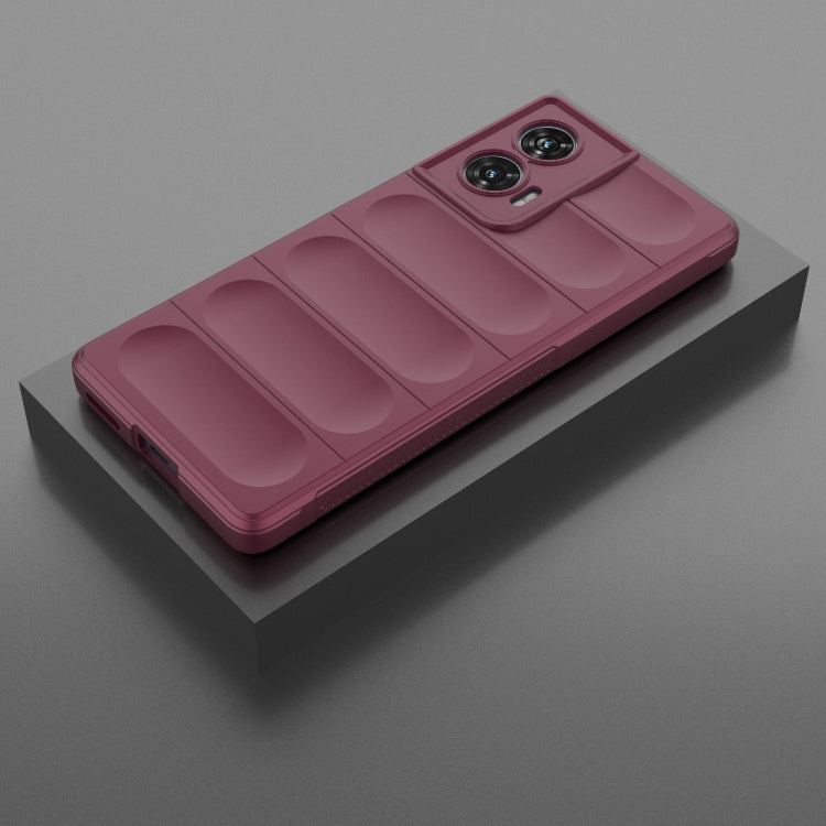 For Motorola Edge 50 Fusion 5G Global Magic Shield TPU + Flannel Phone Case