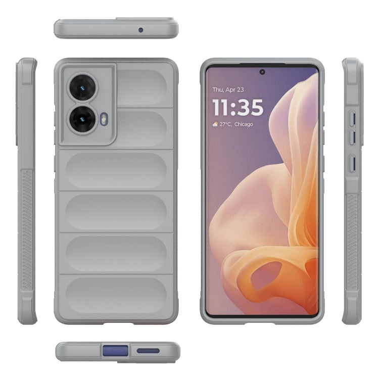For Motorola Moto G85 5G Global Magic Shield TPU + Flannel Phone Case