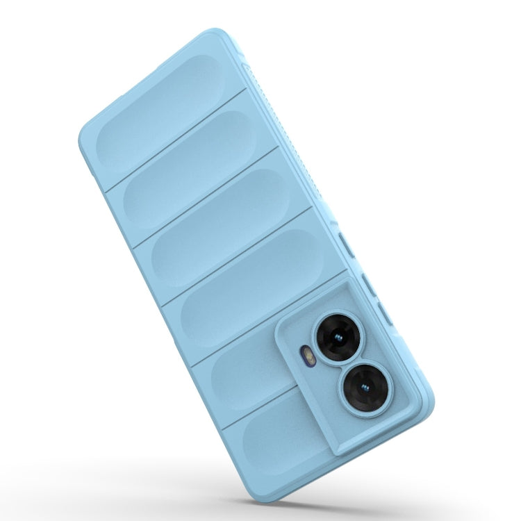 For Motorola Moto G85 5G Global Magic Shield TPU + Flannel Phone Case