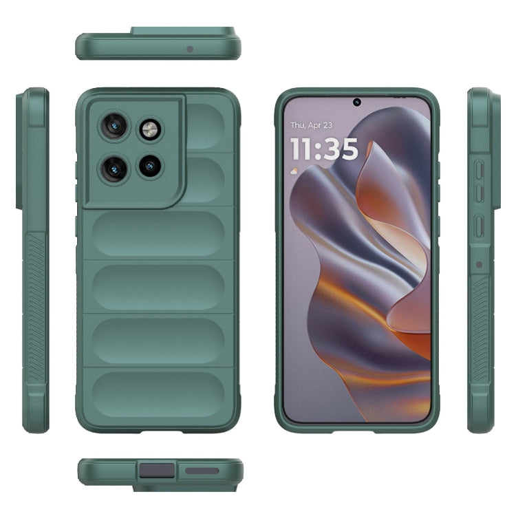 For Motorola Edge 50 Neo Magic Shield TPU + Flannel Phone Case