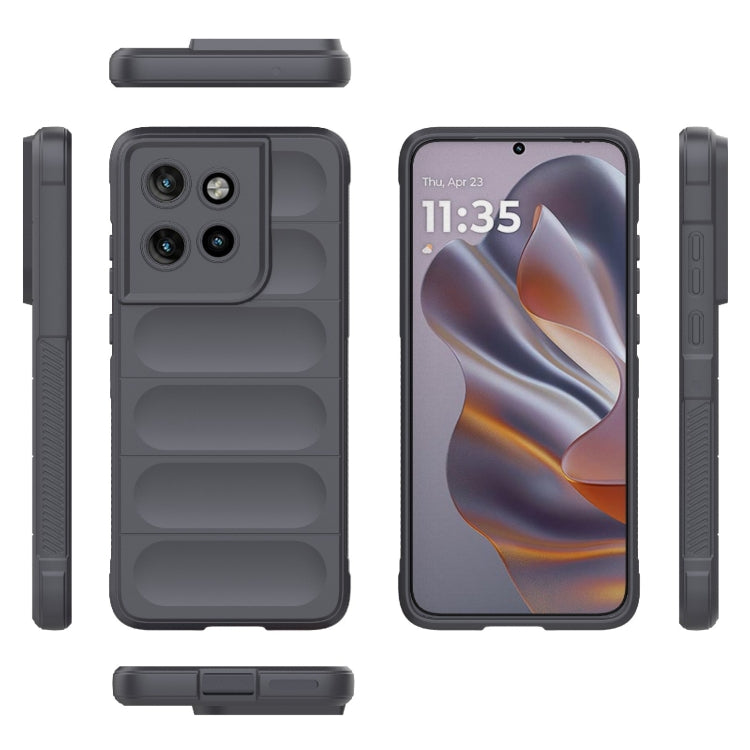 For Motorola Edge 50 Neo Magic Shield TPU + Flannel Phone Case