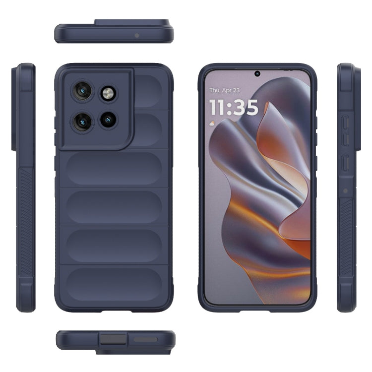 For Motorola Edge 50 Neo Magic Shield TPU + Flannel Phone Case
