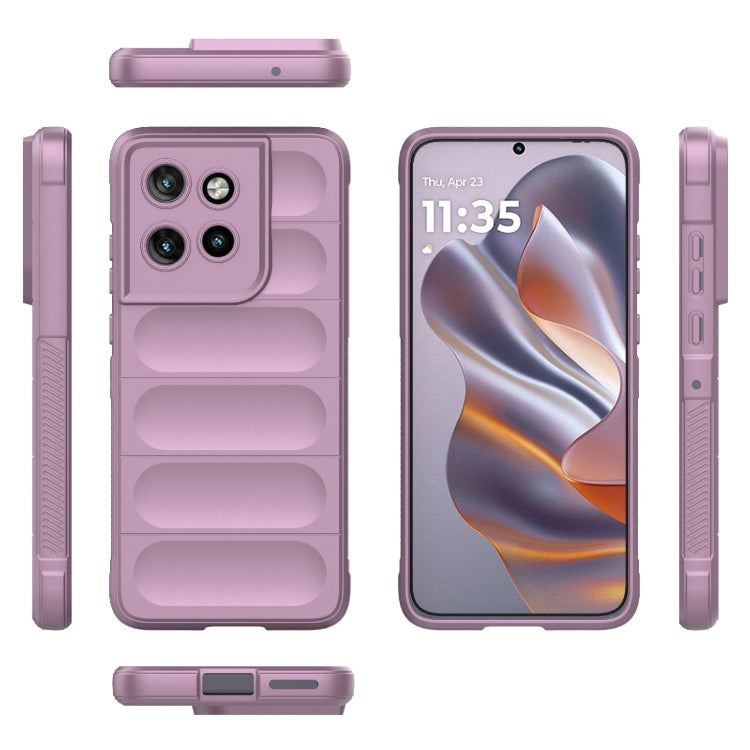 For Motorola Edge 50 Neo Magic Shield TPU + Flannel Phone Case