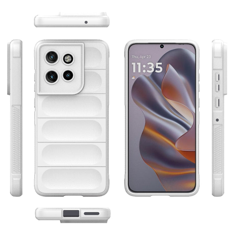 For Motorola Edge 50 Neo Magic Shield TPU + Flannel Phone Case