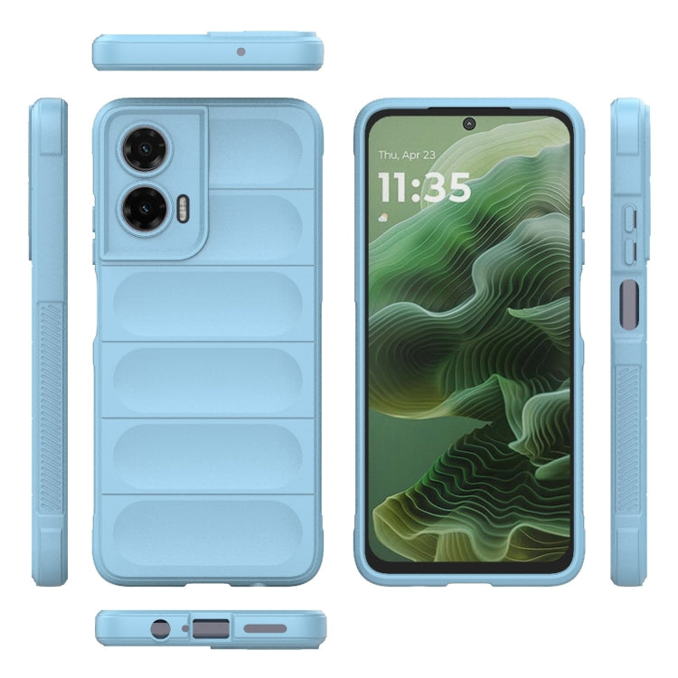 For Motorola Moto G35 5G Global Magic Shield TPU + Flannel Phone Case