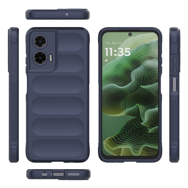For Motorola Moto G35 5G Global Magic Shield TPU + Flannel Phone Case