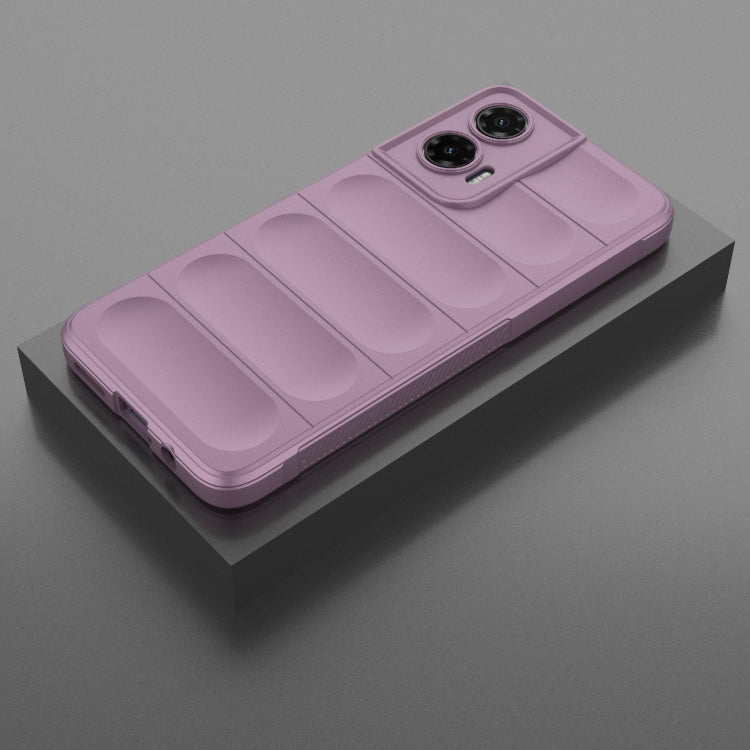 For Motorola Moto G35 5G Global Magic Shield TPU + Flannel Phone Case