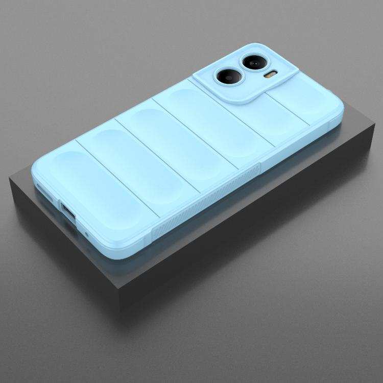 For Motorola Moto G05 4G / E15 Magic Shield TPU + Flannel Phone Case