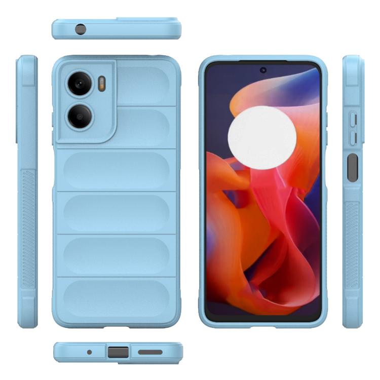 For Motorola Moto G05 4G / E15 Magic Shield TPU + Flannel Phone Case