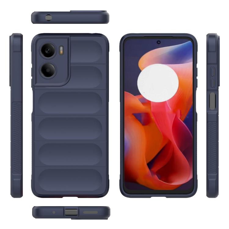 For Motorola Moto G05 4G / E15 Magic Shield TPU + Flannel Phone Case