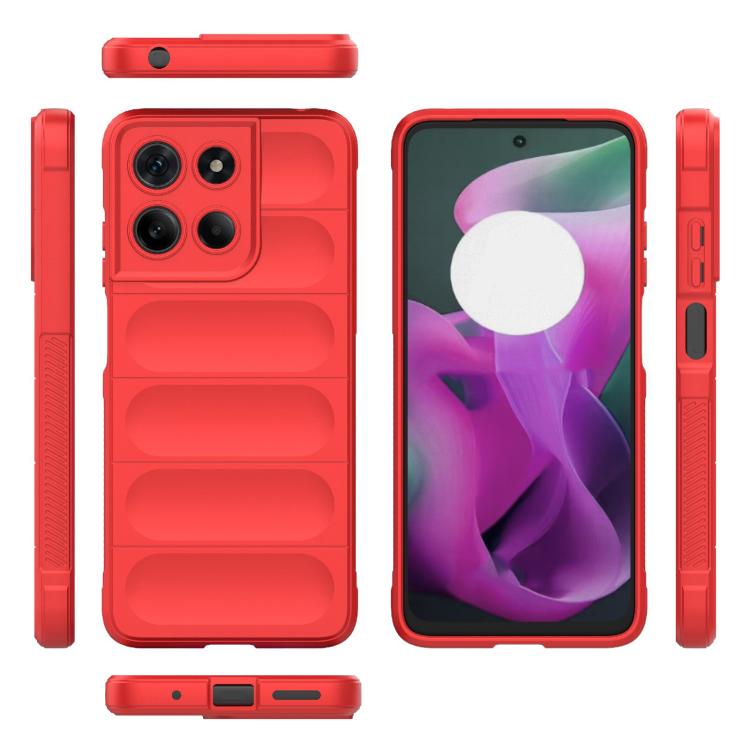 For Motorola Moto G15 4G Global Magic Shield TPU + Flannel Phone Case