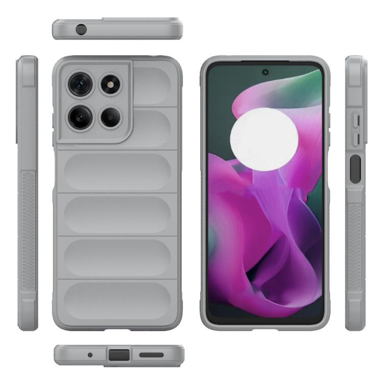 For Motorola Moto G15 4G Global Magic Shield TPU + Flannel Phone Case