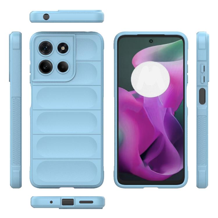 For Motorola Moto G15 4G Global Magic Shield TPU + Flannel Phone Case