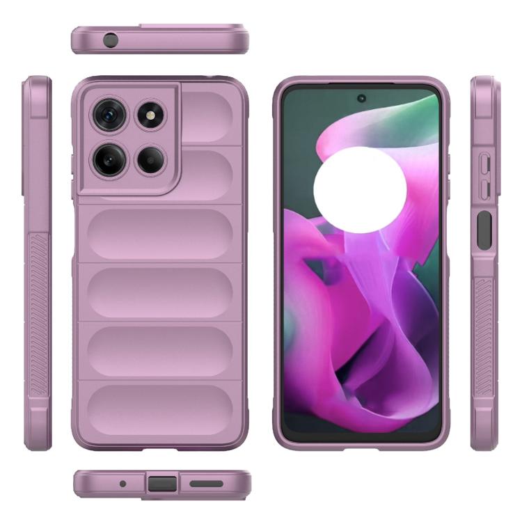 For Motorola Moto G15 4G Global Magic Shield TPU + Flannel Phone Case