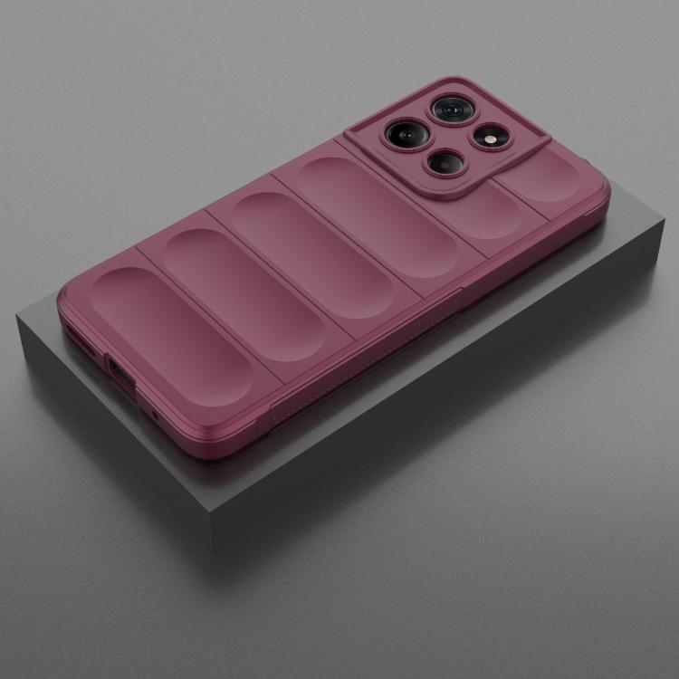 For Motorola Moto G15 4G Global Magic Shield TPU + Flannel Phone Case