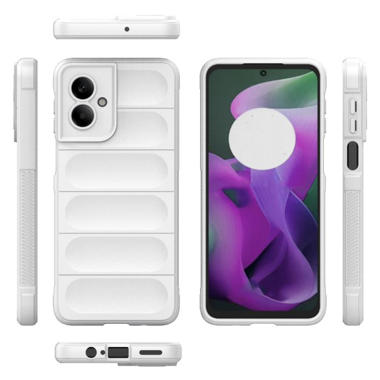 For Motorola Moto G55 5G Global Magic Shield TPU + Flannel Phone Case