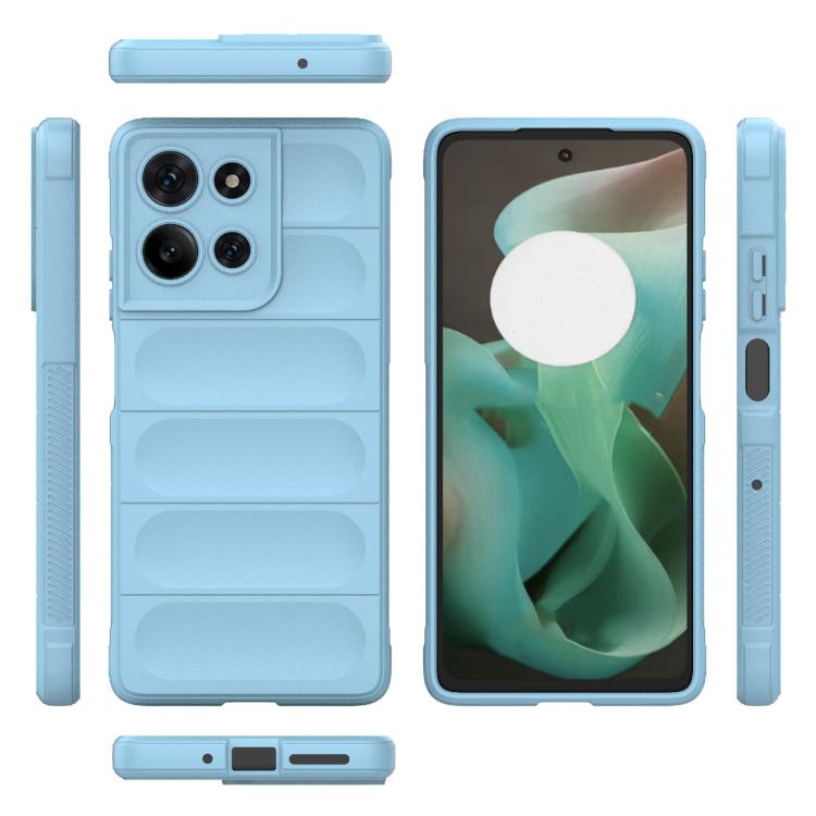 For Motorola Moto G75 5G Global Magic Shield TPU + Flannel Phone Case