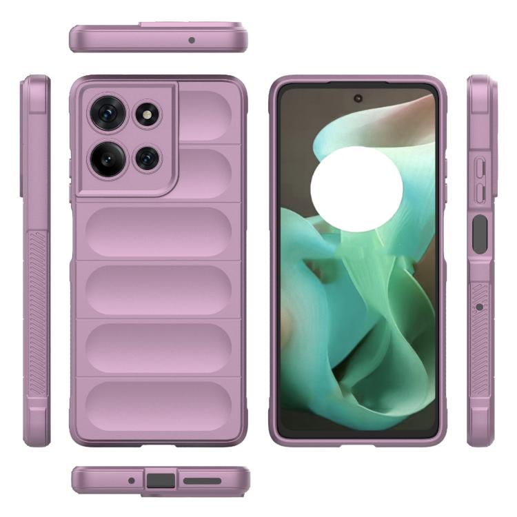For Motorola Moto G75 5G Global Magic Shield TPU + Flannel Phone Case