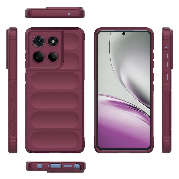 For Motorola Edge 60 Stylus 5G Global Magic Shield TPU + Flannel Phone Case