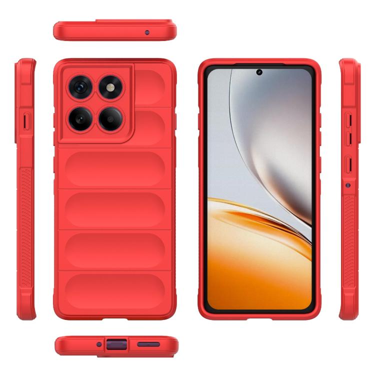 For Motorola Edge 60 Pro 5G Magic Shield TPU + Flannel Phone Case