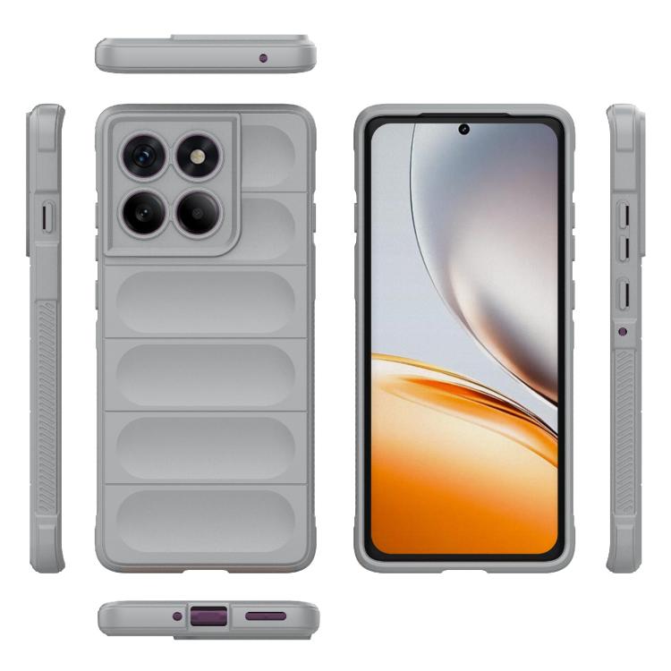 For Motorola Edge 60 Pro 5G Magic Shield TPU + Flannel Phone Case