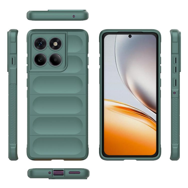 For Motorola Edge 60 Pro 5G Magic Shield TPU + Flannel Phone Case