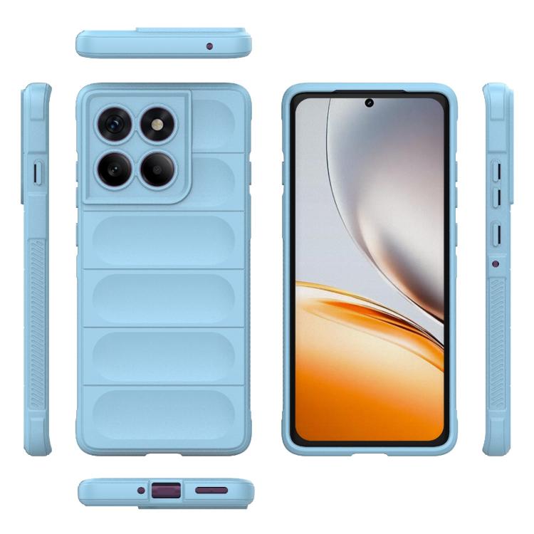 For Motorola Edge 60 Pro 5G Magic Shield TPU + Flannel Phone Case