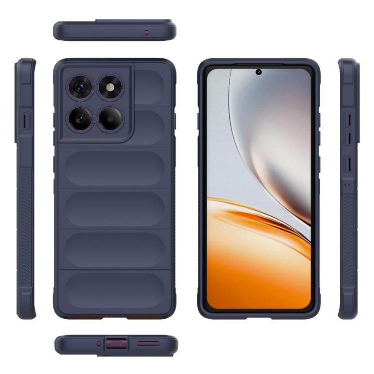 For Motorola Edge 60 Pro 5G Magic Shield TPU + Flannel Phone Case