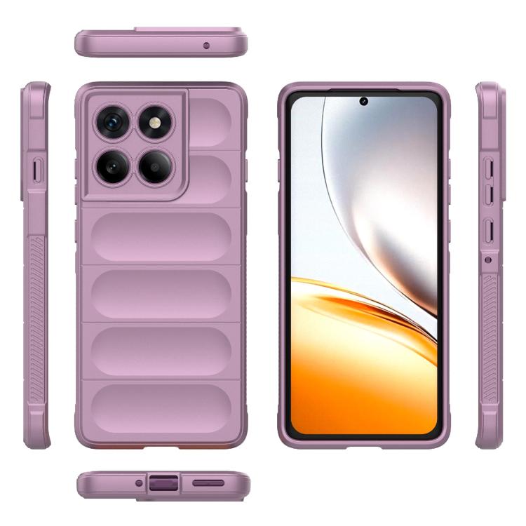 For Motorola Edge 60 Pro 5G Magic Shield TPU + Flannel Phone Case