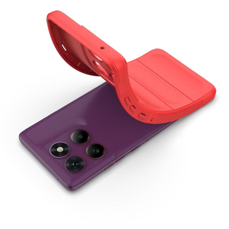 For Motorola Edge 60 Pro 5G Magic Shield TPU + Flannel Phone Case