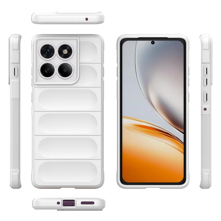 For Motorola Edge 60 Pro 5G Magic Shield TPU + Flannel Phone Case