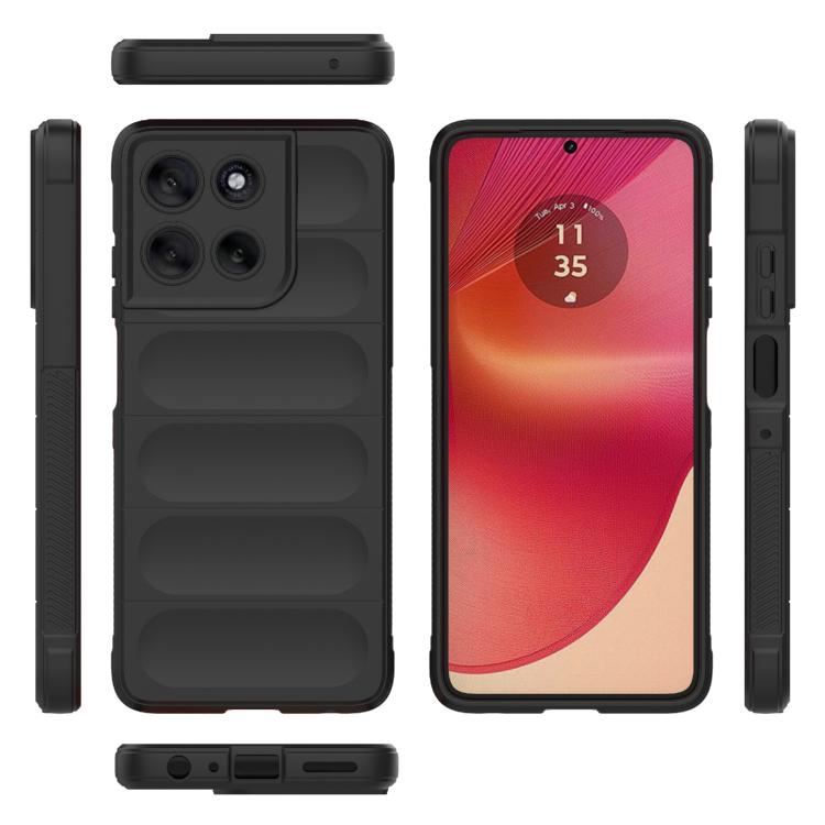 For Motorola Moto G56 5G Magic Shield TPU + Flannel Phone Case